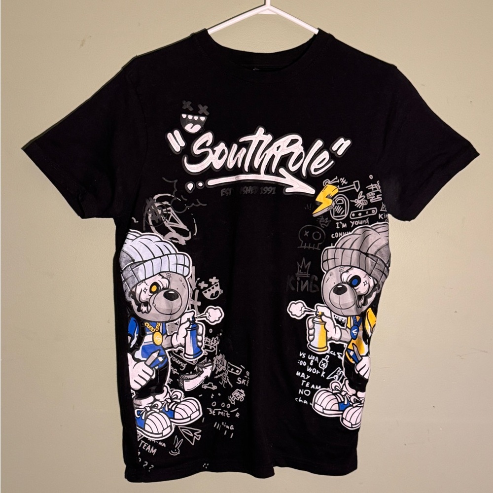 South Pole Men’s Graphic T-Shirt in Black (M)